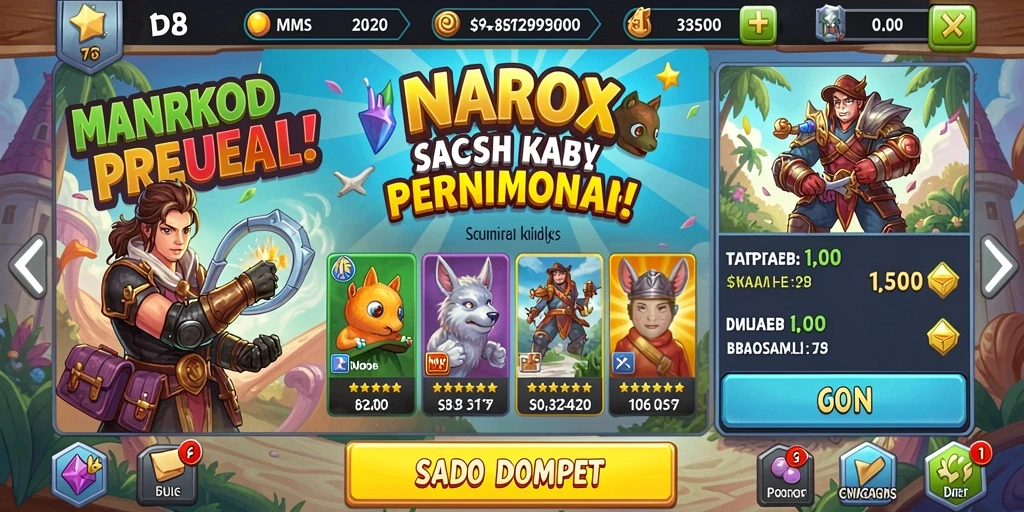 Pengalaman bermain yang seru dan mengasyikkan.