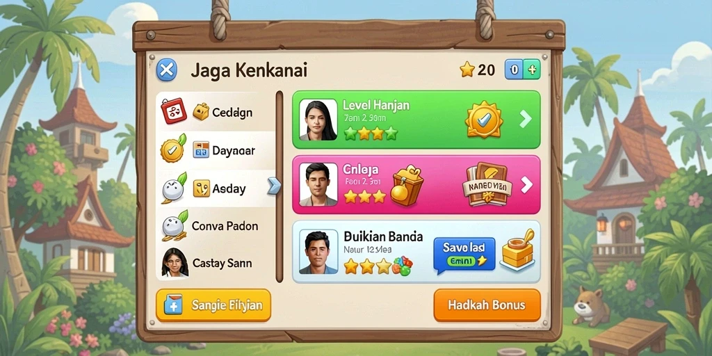 Fitur sosial yang memungkinkan interaksi antar pemain.